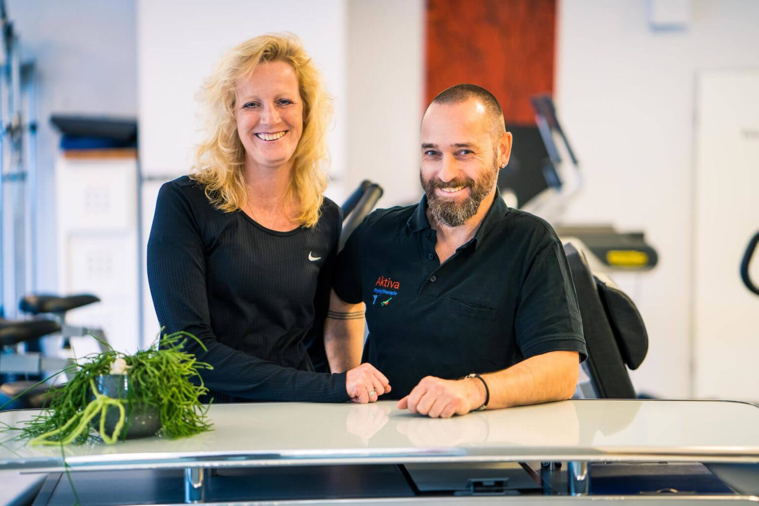 Franka Schreiber und Martin Krüger sind Aktiva Physiofit.